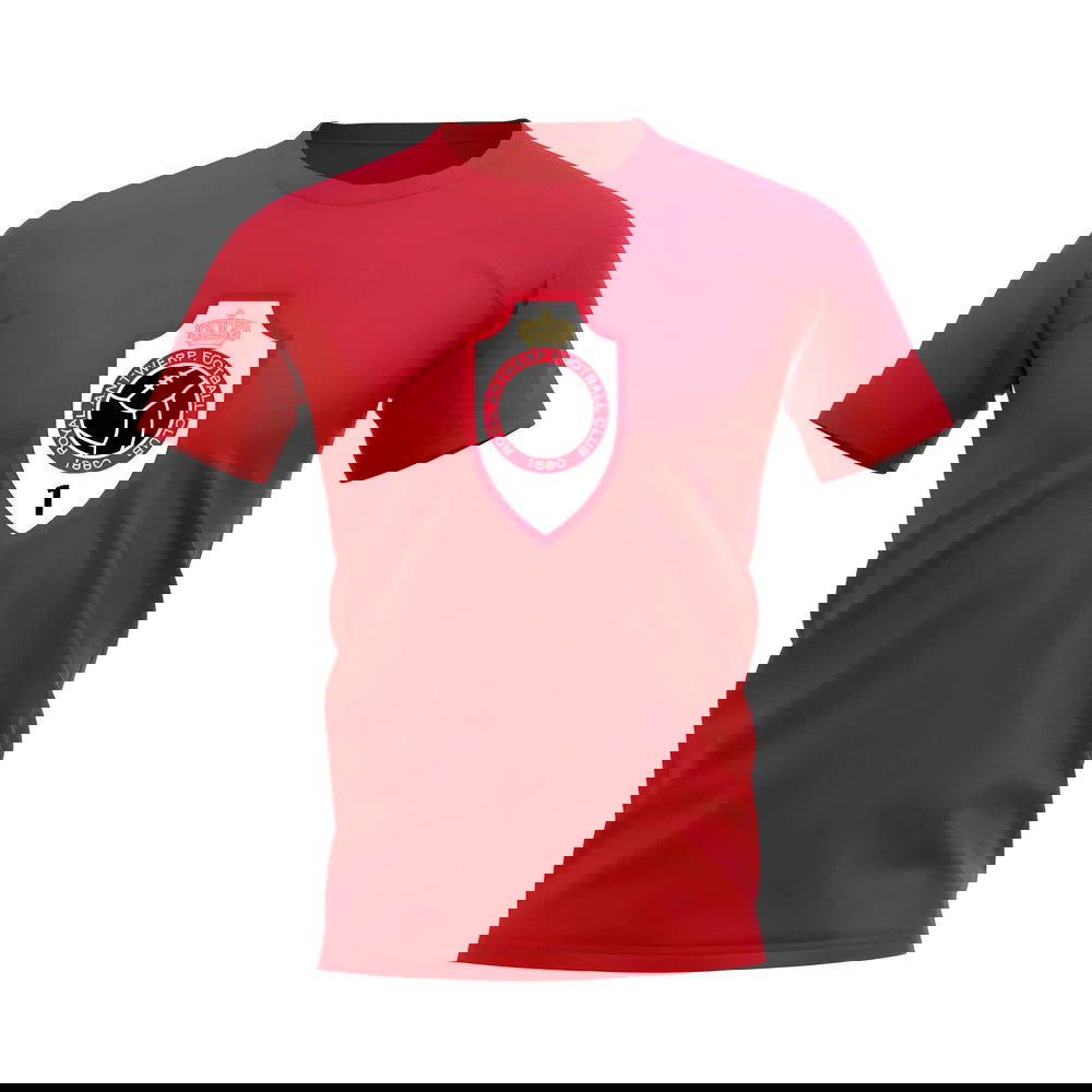 Antwerp Badge T-Shirt (Red)