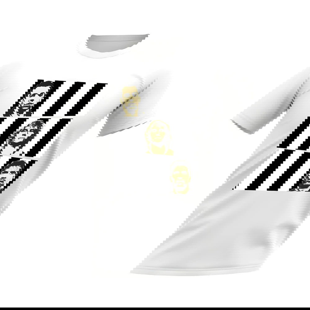 Del Piero Nedved Buffon Juventus Trio T-Shirt (White)