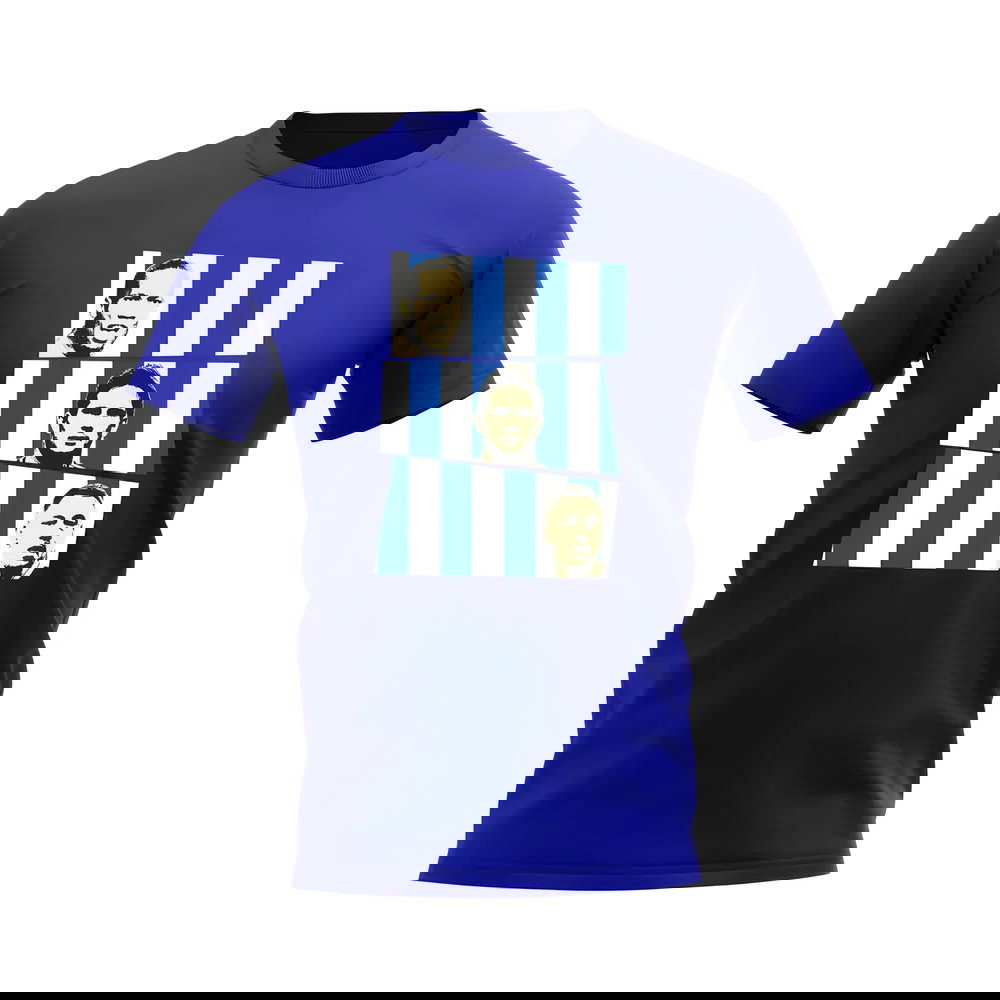 Drogba Lampard Terry Chelsea Trio T-Shirt (Royal Blue)