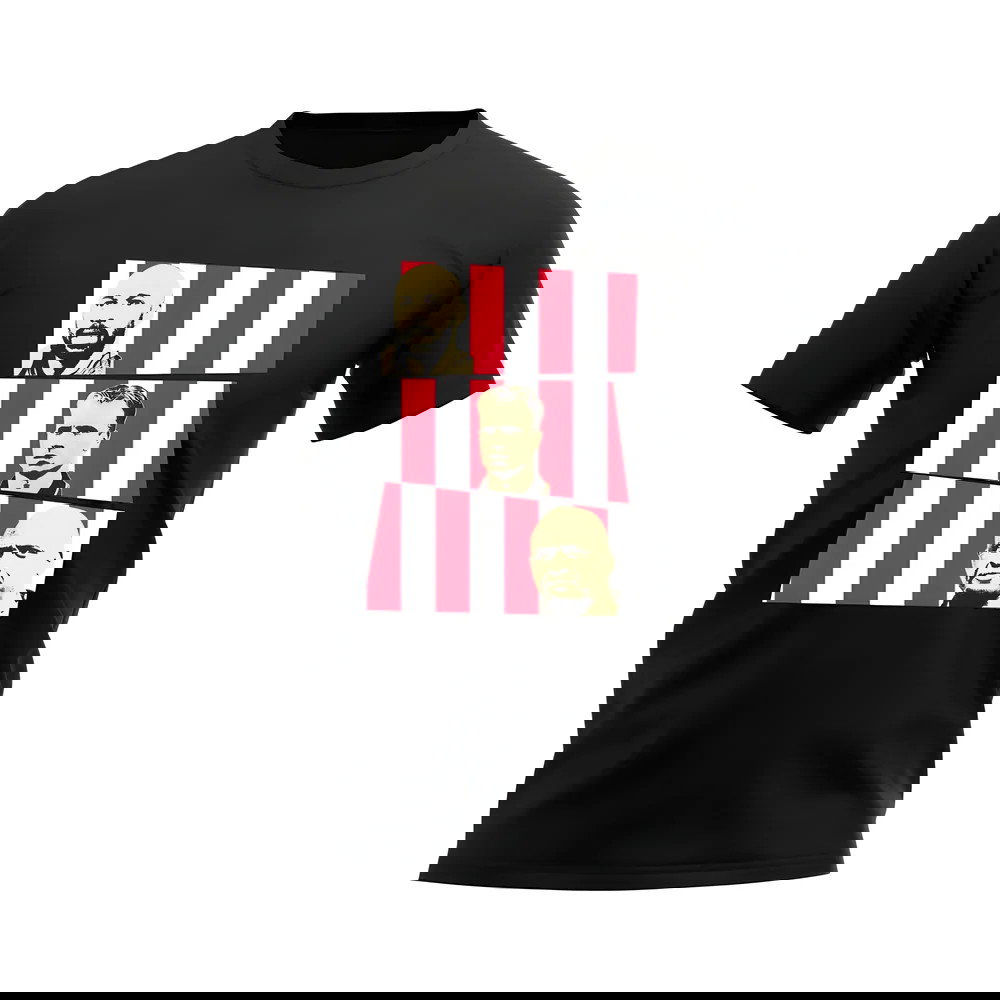 Henry Bergkamp Vieira Arsenal Trio T-Shirt (Black)