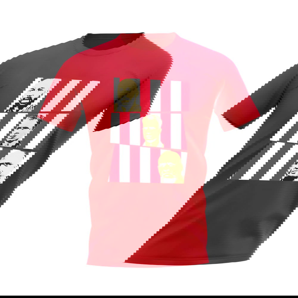 Henry Bergkamp Vieira Arsenal Trio T-Shirt (Red)