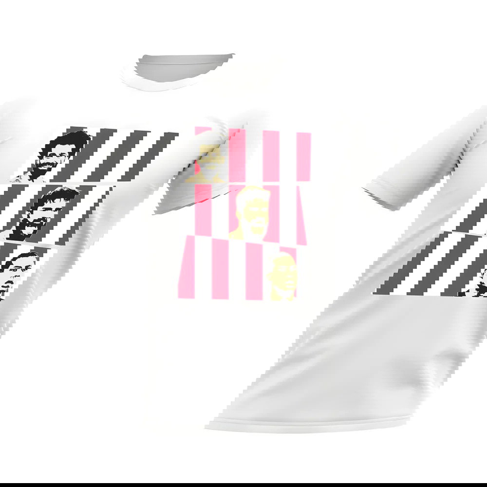 Salah Alisson van Dijk Liverpool Trio T-Shirt (White)