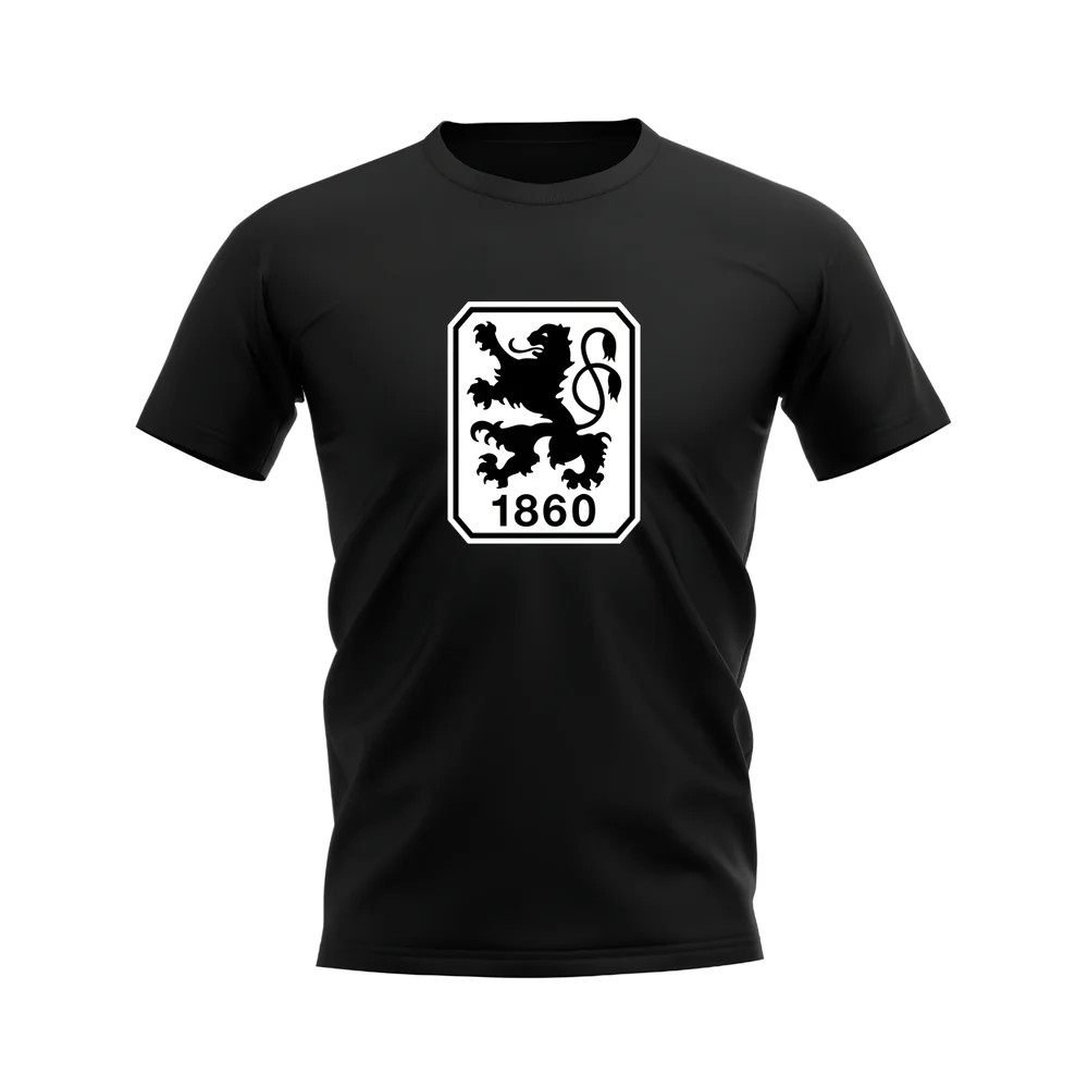 1860 Munich Badge T-shirt (Black)