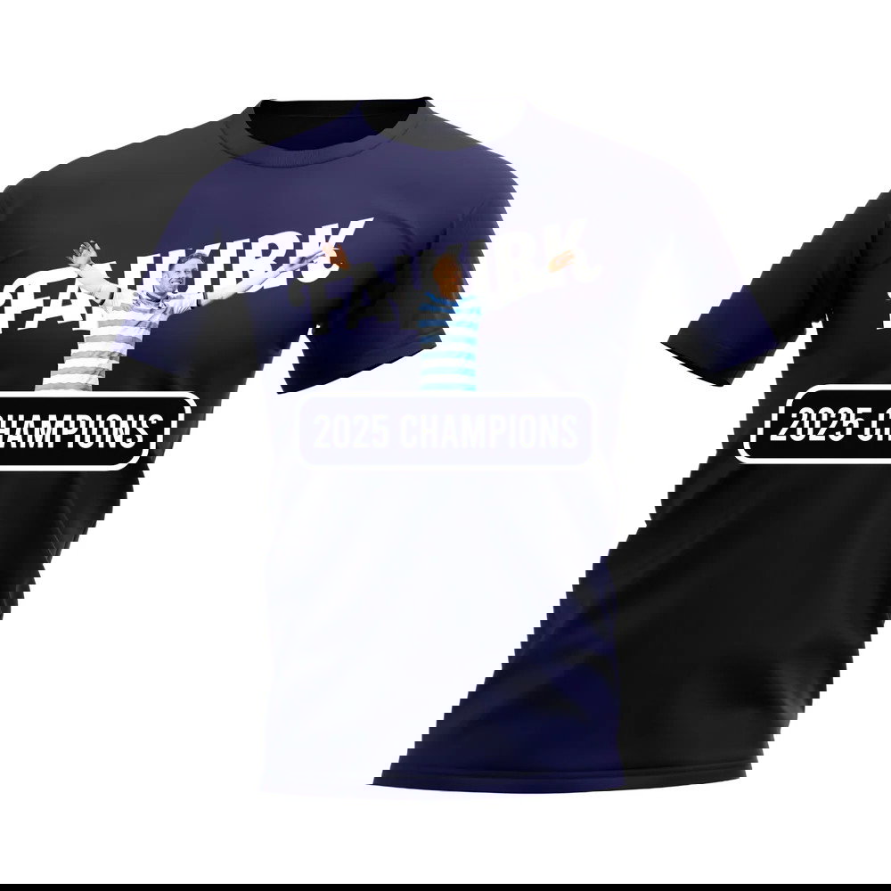 Scott Arfield Falkirk 2025 Champions T-Shirt (Navy)