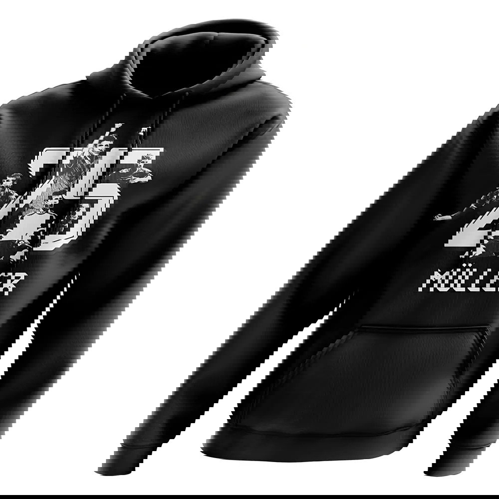 Thomas Muller 25 Bayern Munich Hoody (Black)