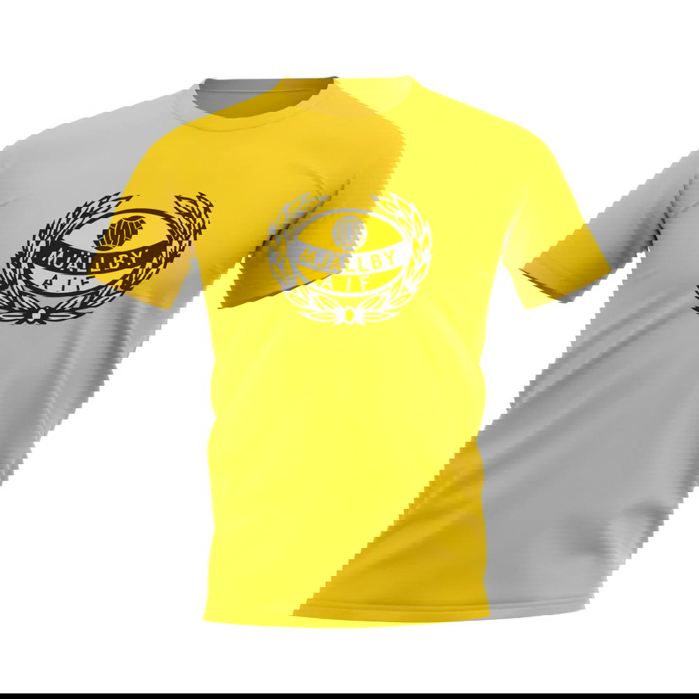Mjallby Badge T-shirt (Yellow)