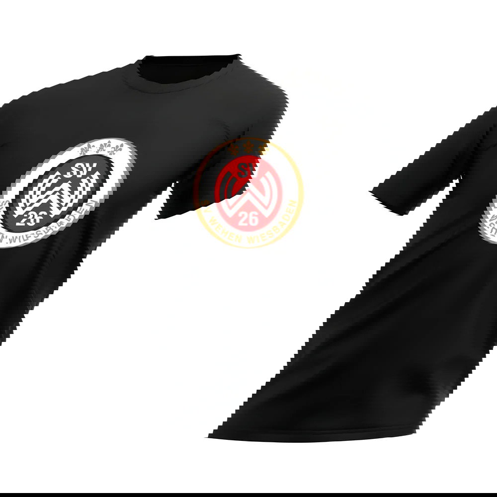 Wehen Wiesbaden Badge T-shirt (Black)