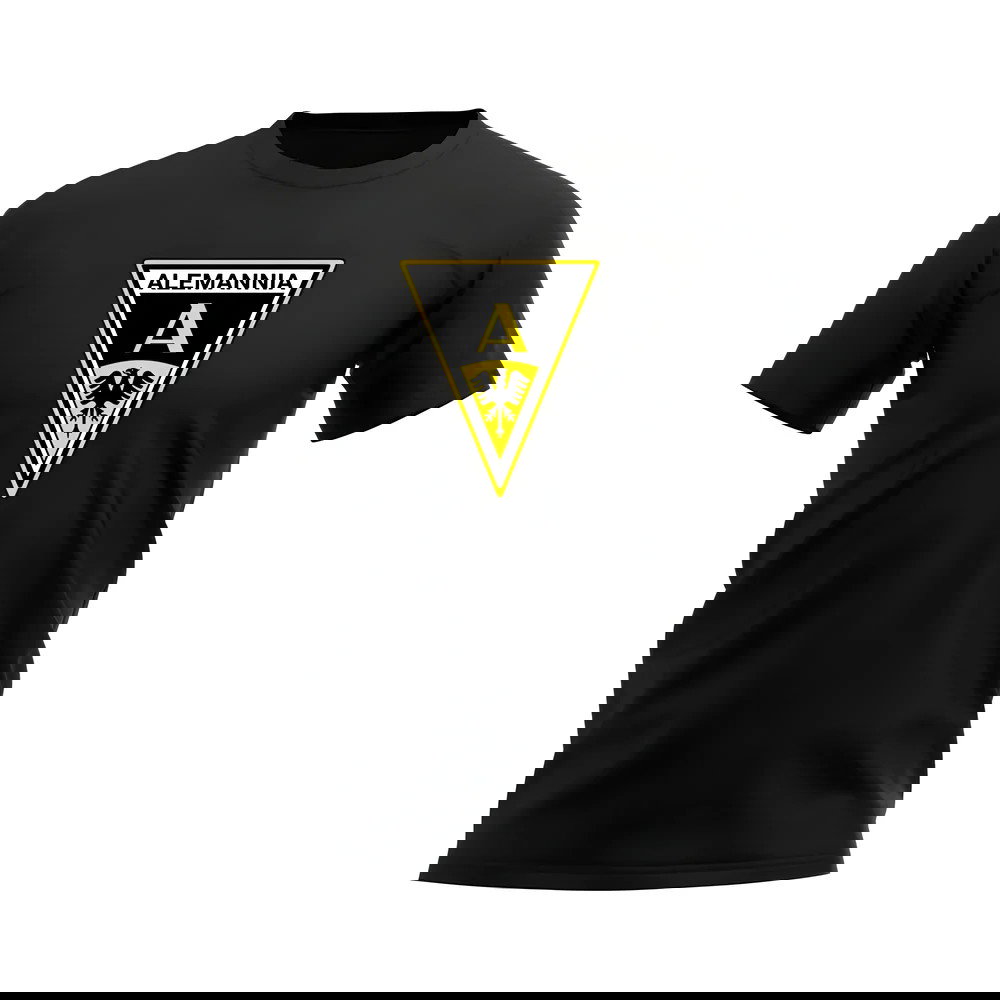 Alemannia Aachen Badge T-shirt (Black)