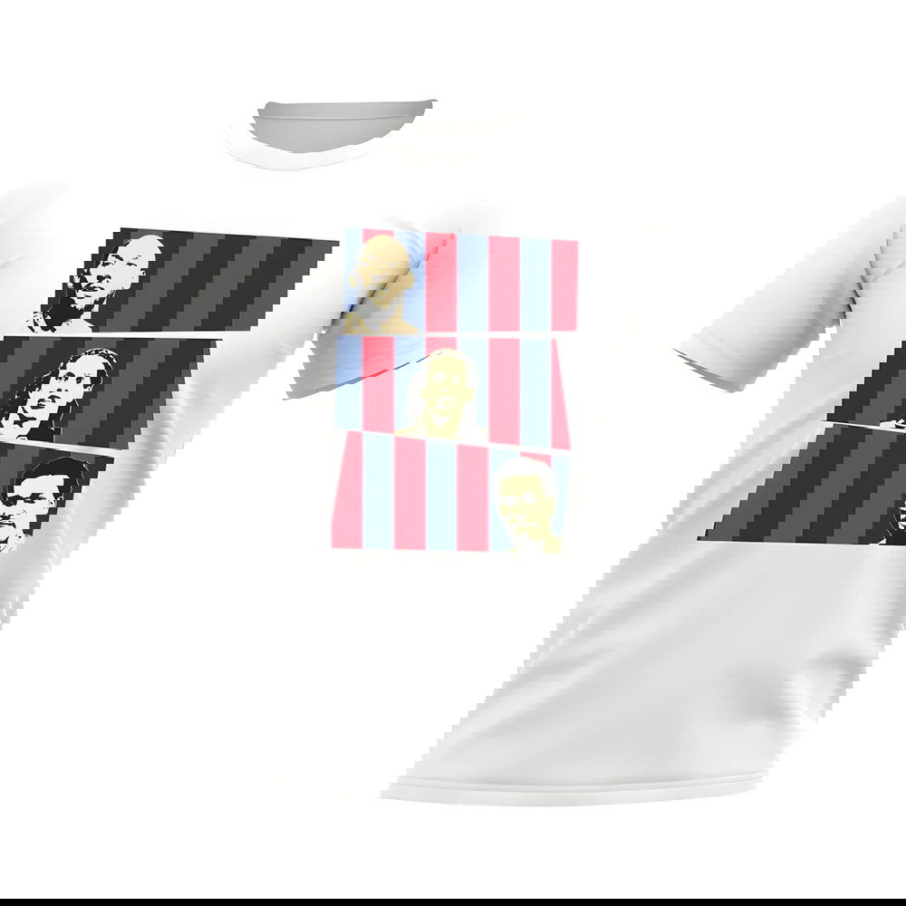 Anelka Ronaldinho Okocha PSG T-Shirt (White)