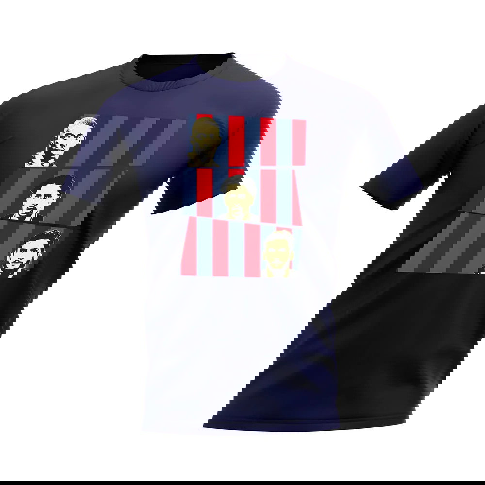 Dembele Marquinhos Kvaratskhelia PSG T-Shirt (Navy)