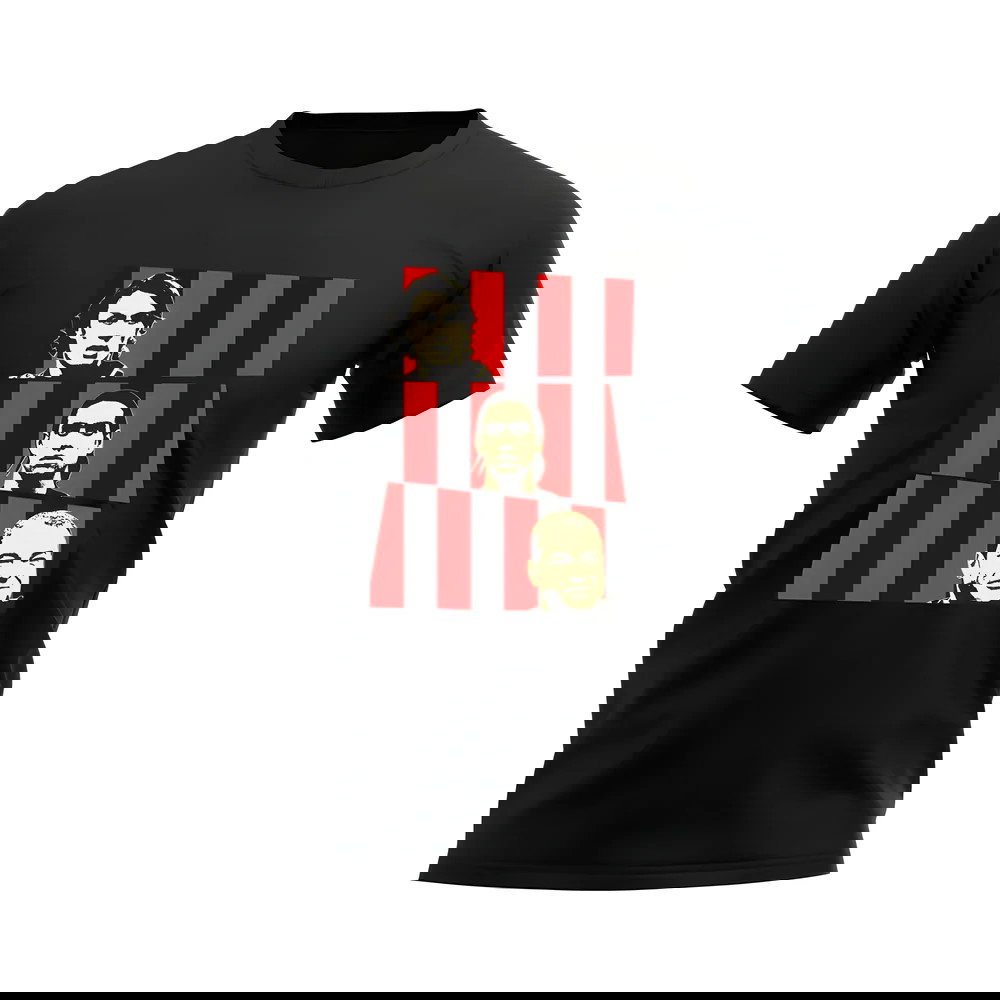 Maldini Nesta Cafu AC Milan T-Shirt (Black)