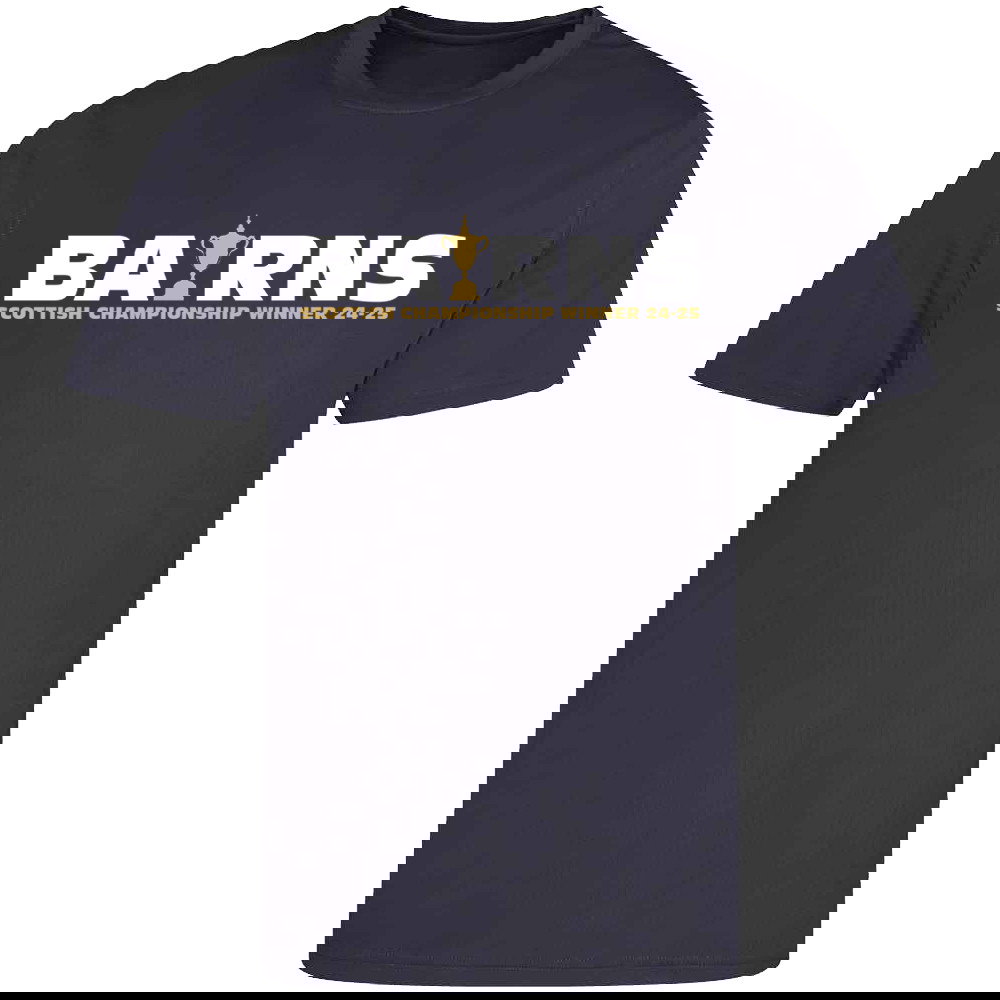Falkirk The Bairns Champions T-Shirt (Navy)