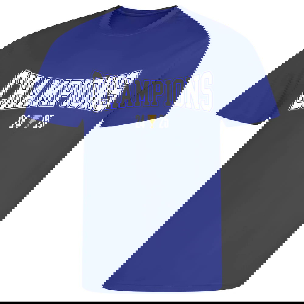 Birmingham City 2024-25 Champions T-Shirt (Blue)