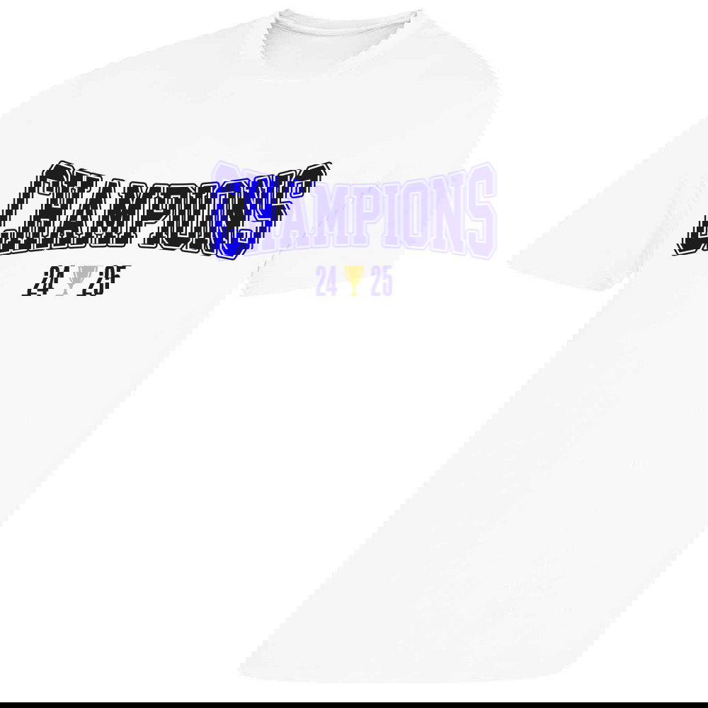 Birmingham City 2024-25 Champions T-Shirt (White)