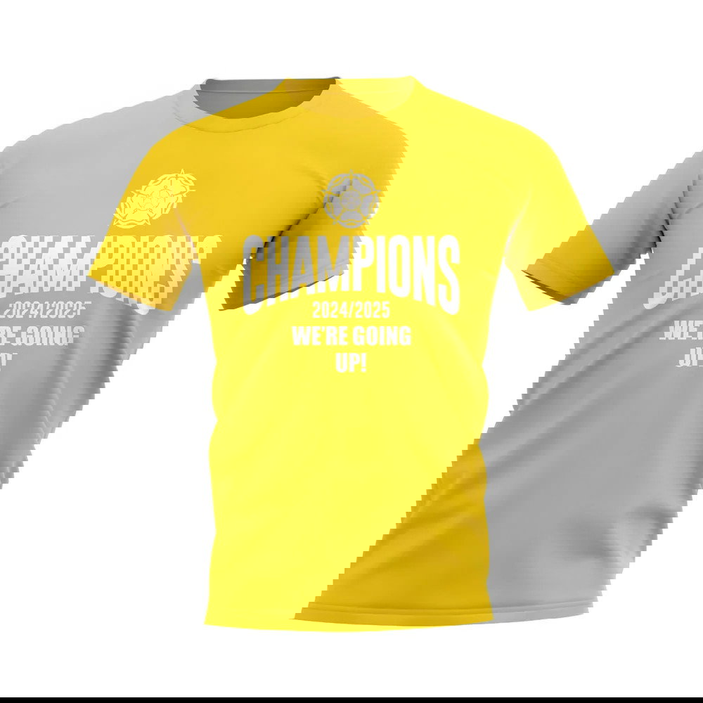 Leeds United We Are Going Up T-Shirt (Yellow)