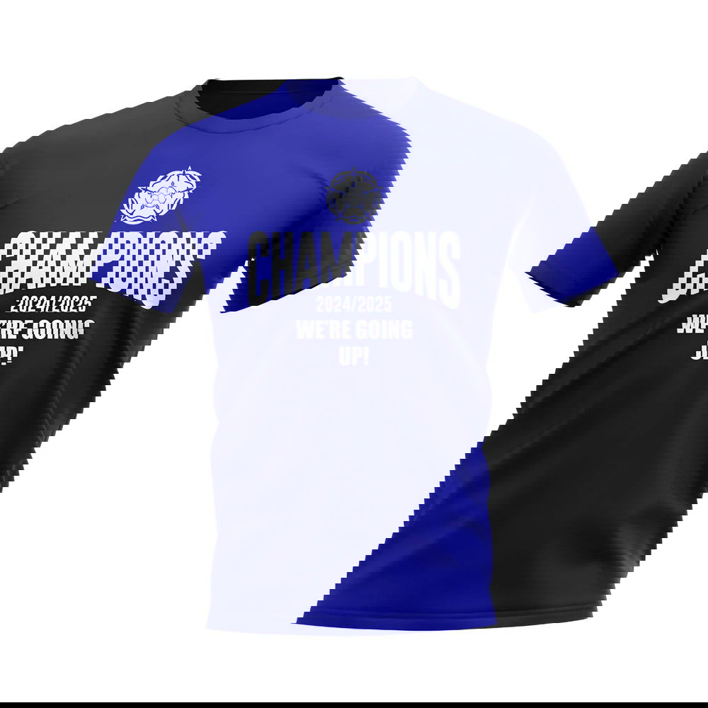 Leeds United We Are Going Up T-Shirt (Blue)