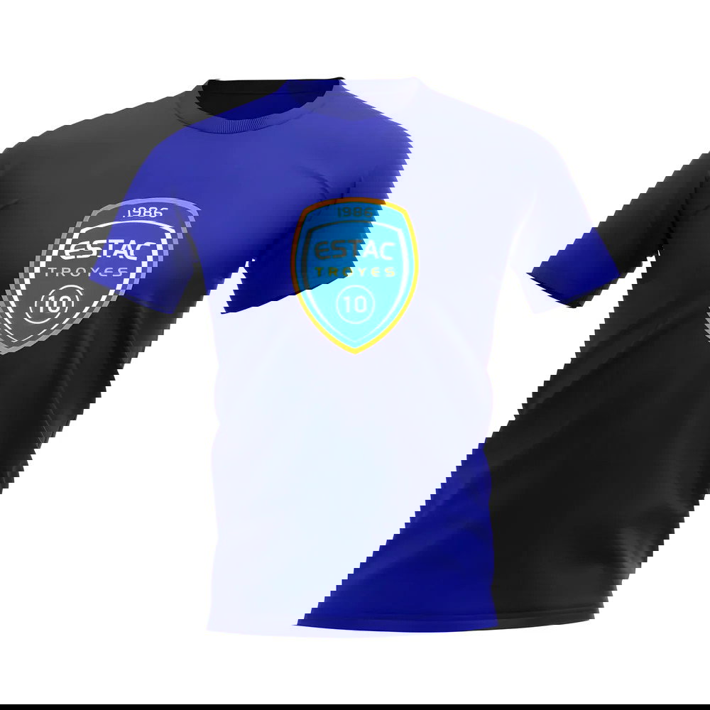 Troyes Badge T-shirt (Royal Blue)