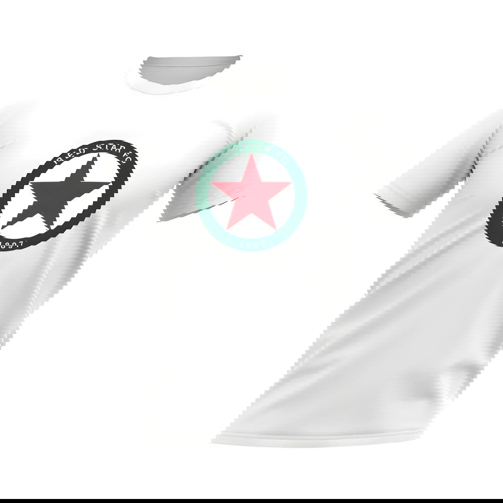 Red Star Paris Badge T-shirt (White)