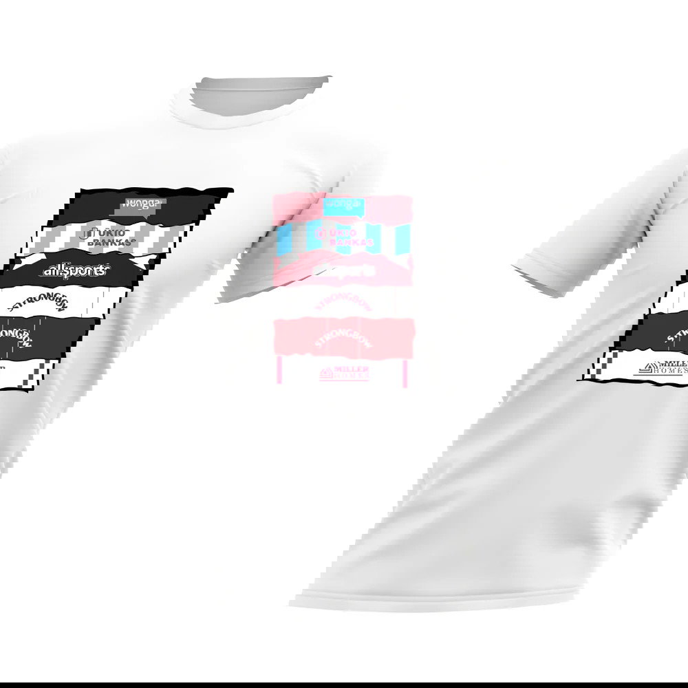 Hearts Shirt Sponsor History T-shirt (White)