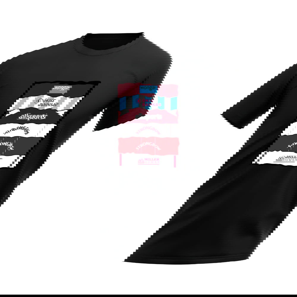 Hearts Shirt Sponsor History T-shirt (Black)