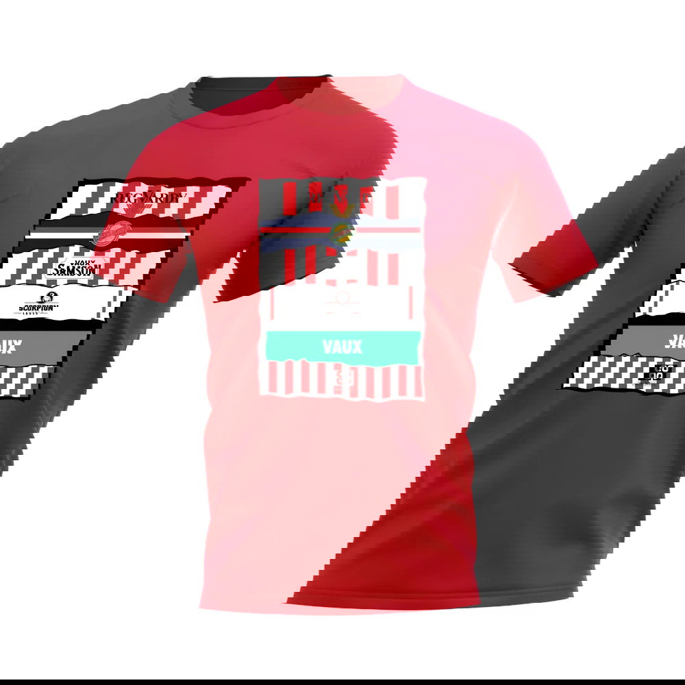 Sunderland Shirt Sponsor History T-shirt (Red)