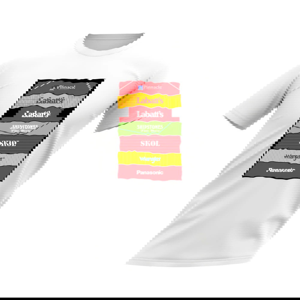 Nottingham Forest Shirt Sponsor History T-shirt (White)