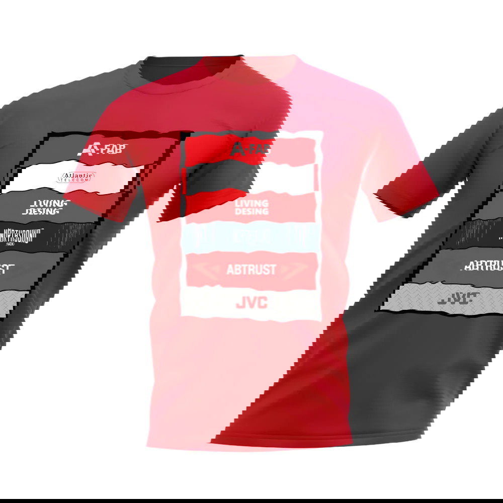 Aberdeen Shirt Sponsor History T-shirt (Red)