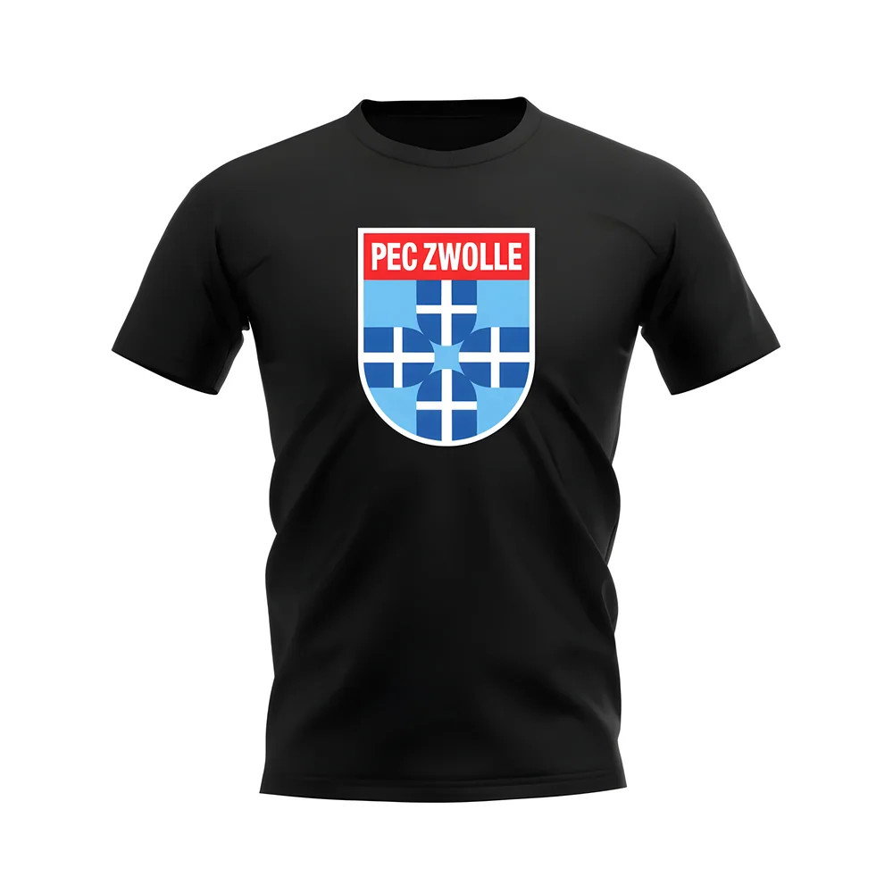 PEC Zwolle Badge T-shirt (Black)