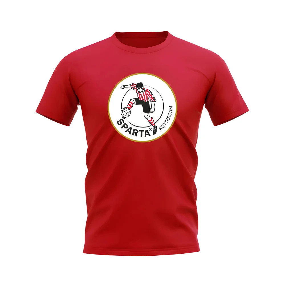 Sparta Rotterdam Badge T-shirt (Red)