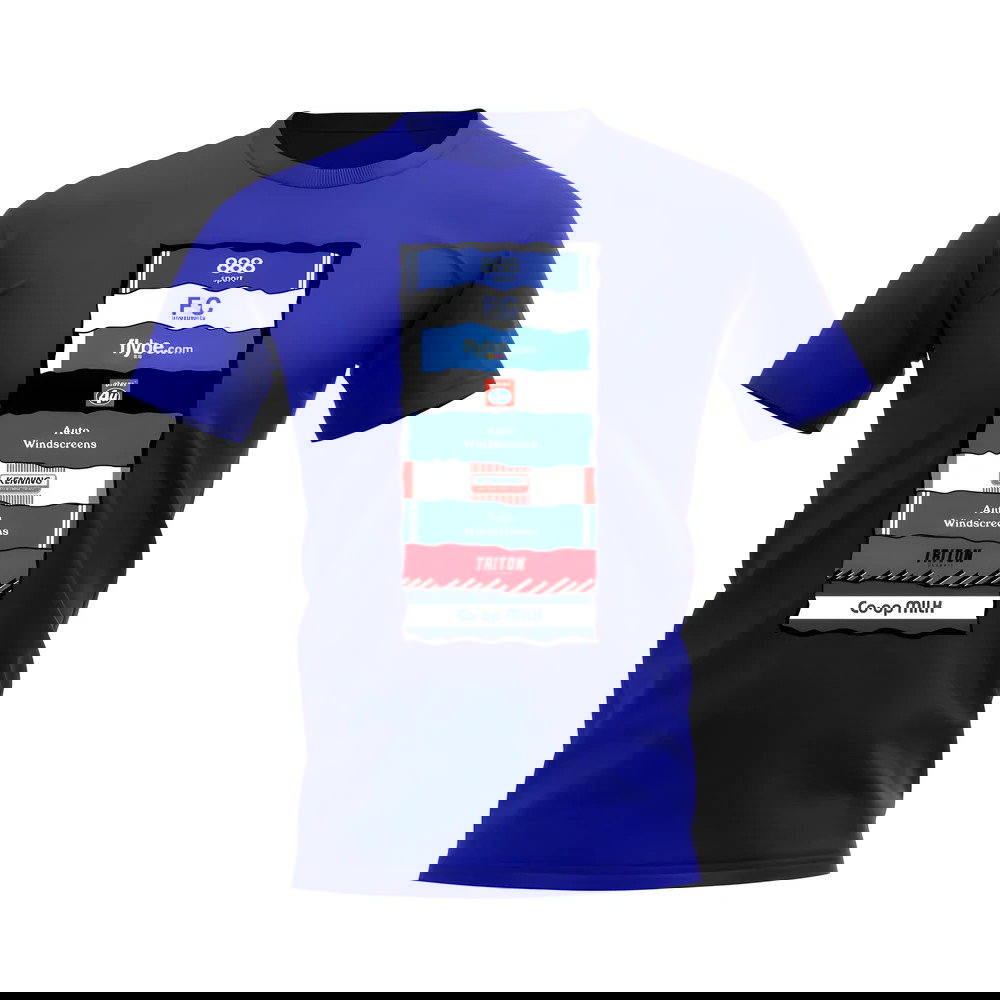 Birmingham Sponsor History T-shirt (Royal Blue)