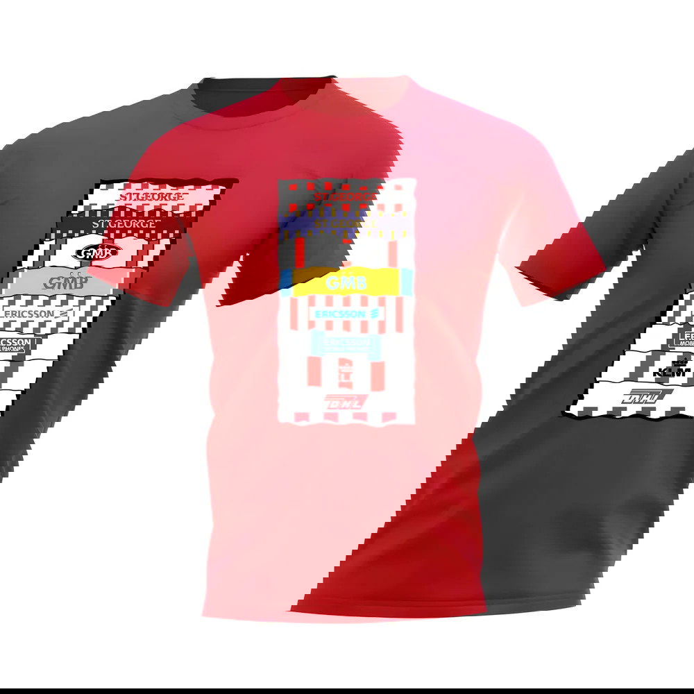 Brentford Sponsor History T-shirt (Red)