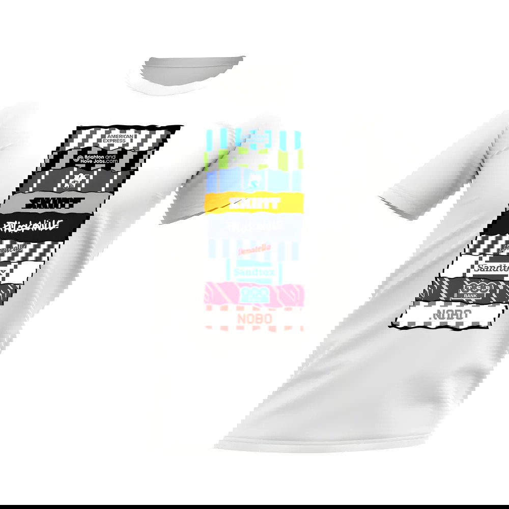 Brighton Sponsor History T-shirt (White)