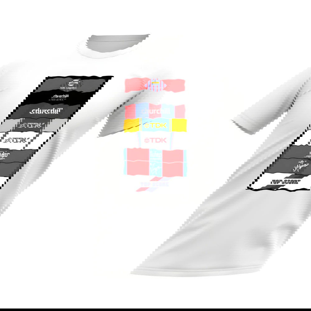 Crystal Palace Sponsor History T-shirt (White)