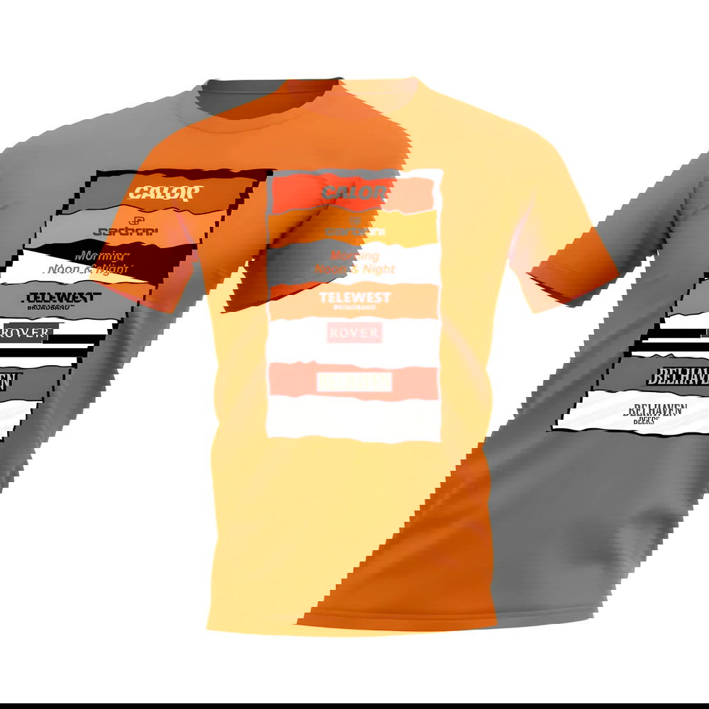 Dundee United Sponsor History T-shirt (Orange)