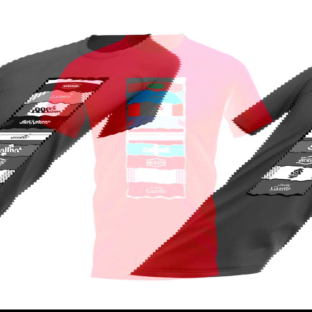 Middlesbrough Sponsor History T-shirt (Red)