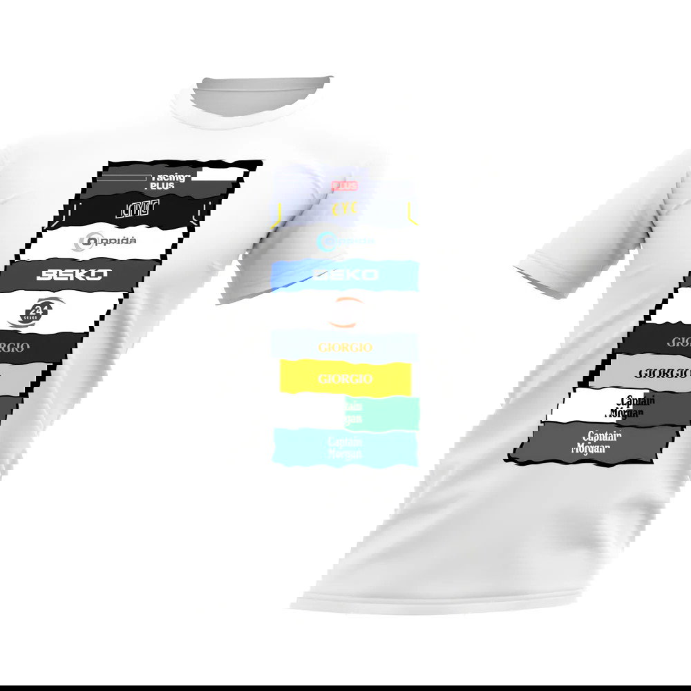 Millwall Sponsor History T-shirt (White)