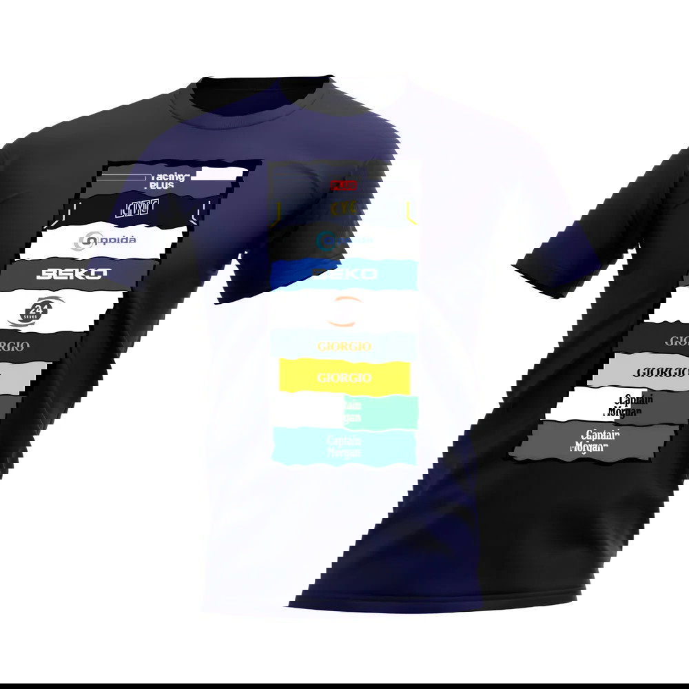 Millwall Sponsor History T-shirt (Navy)