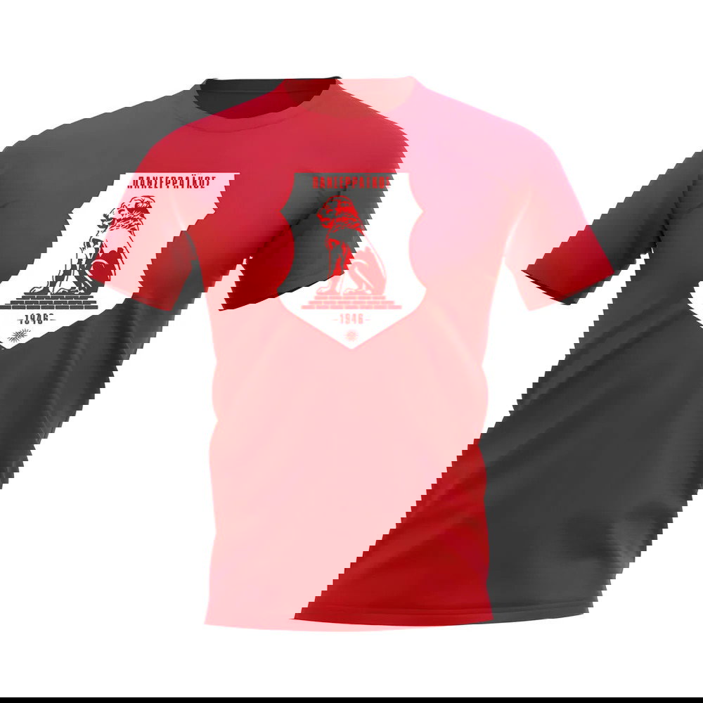 Panserraikos Badge T-shirt (Red)