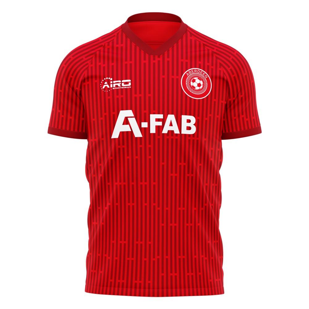  Aberdeen 2025-2026 Home Concept Football Kit (Airo) (COOPER 4)