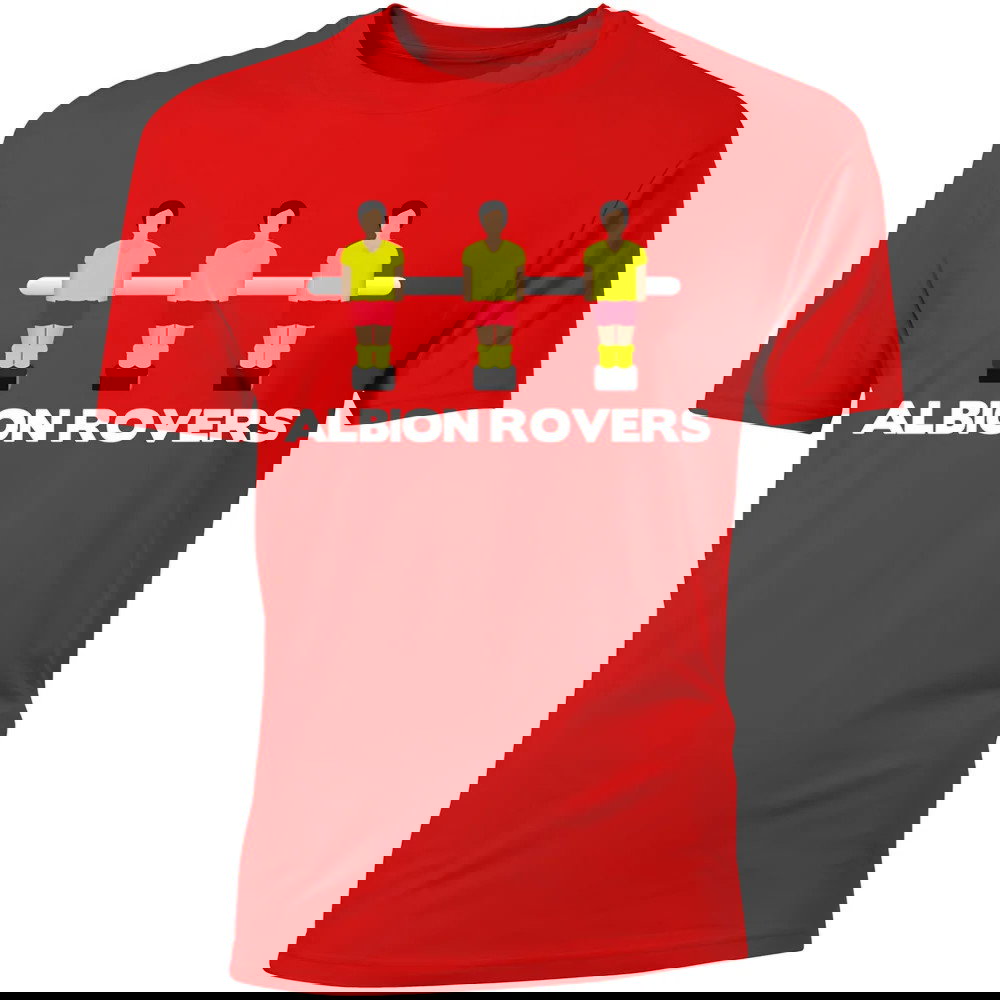 Albion Rovers Table Football T-Shirt (Red)