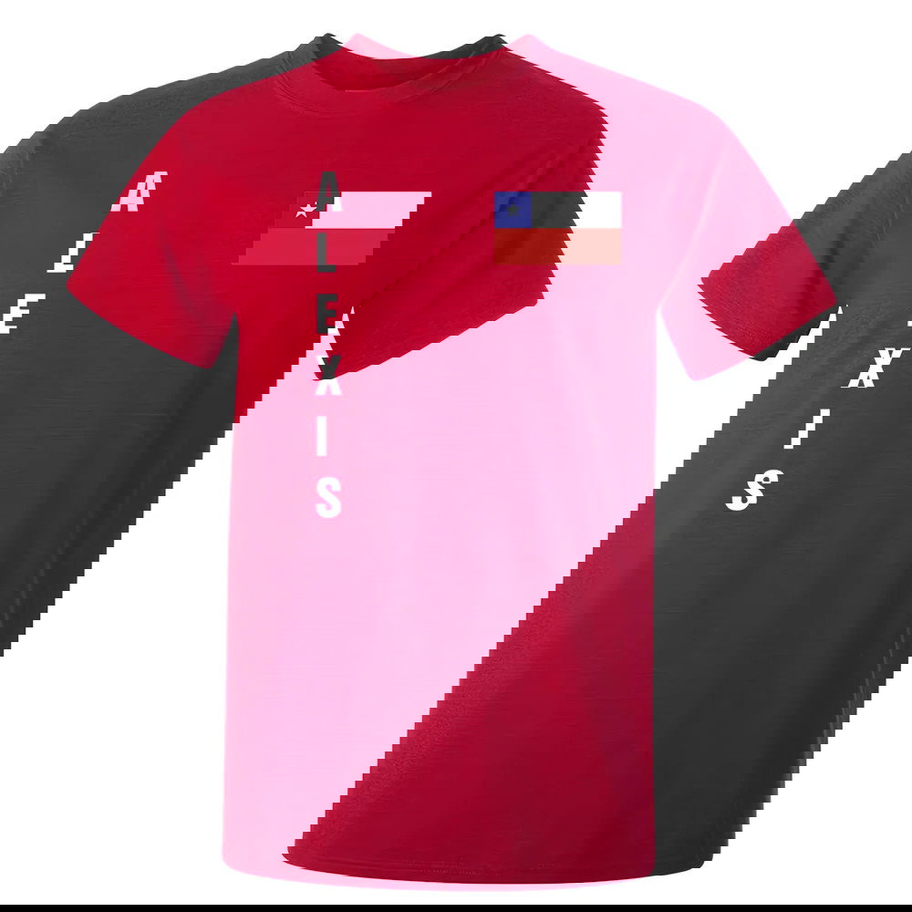 Alexis Sanchez Chile Flag T-Shirt (Red)