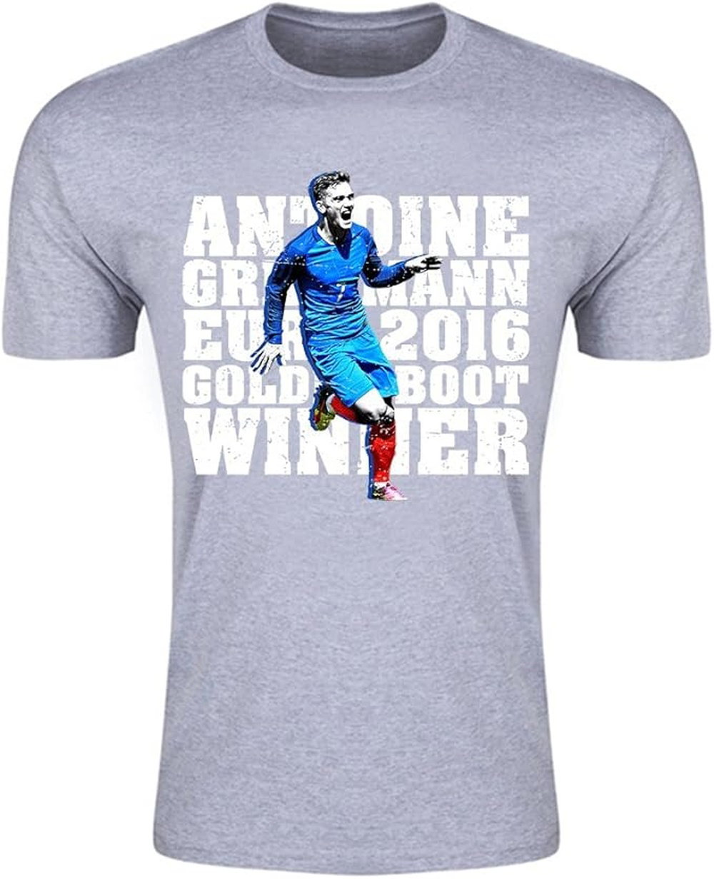 Antoine Griezmann Goldenboot France T-shirt (Grey)