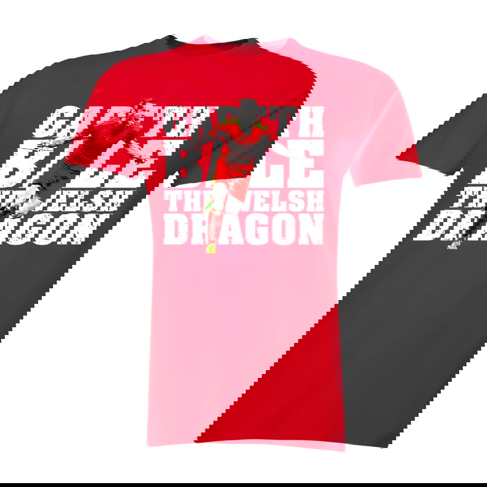 Gareth Bale The Welsh Dragon T-Shirt (Red)