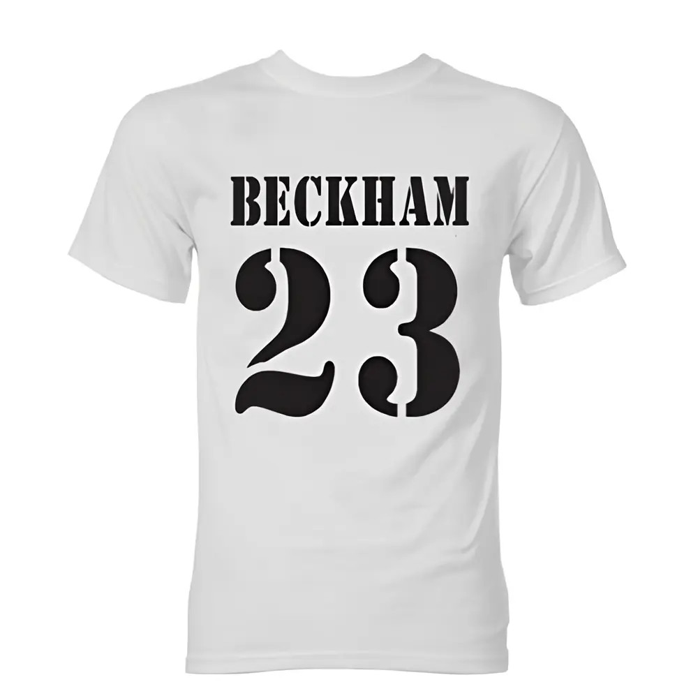 David Beckham Real Madrid Galactico T-Shirt (White)