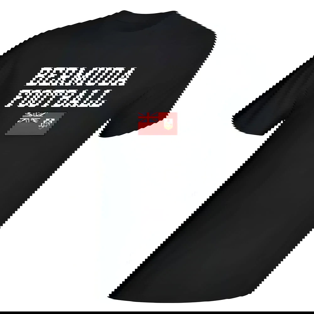 Bermuda Football T-Shirt (Black)