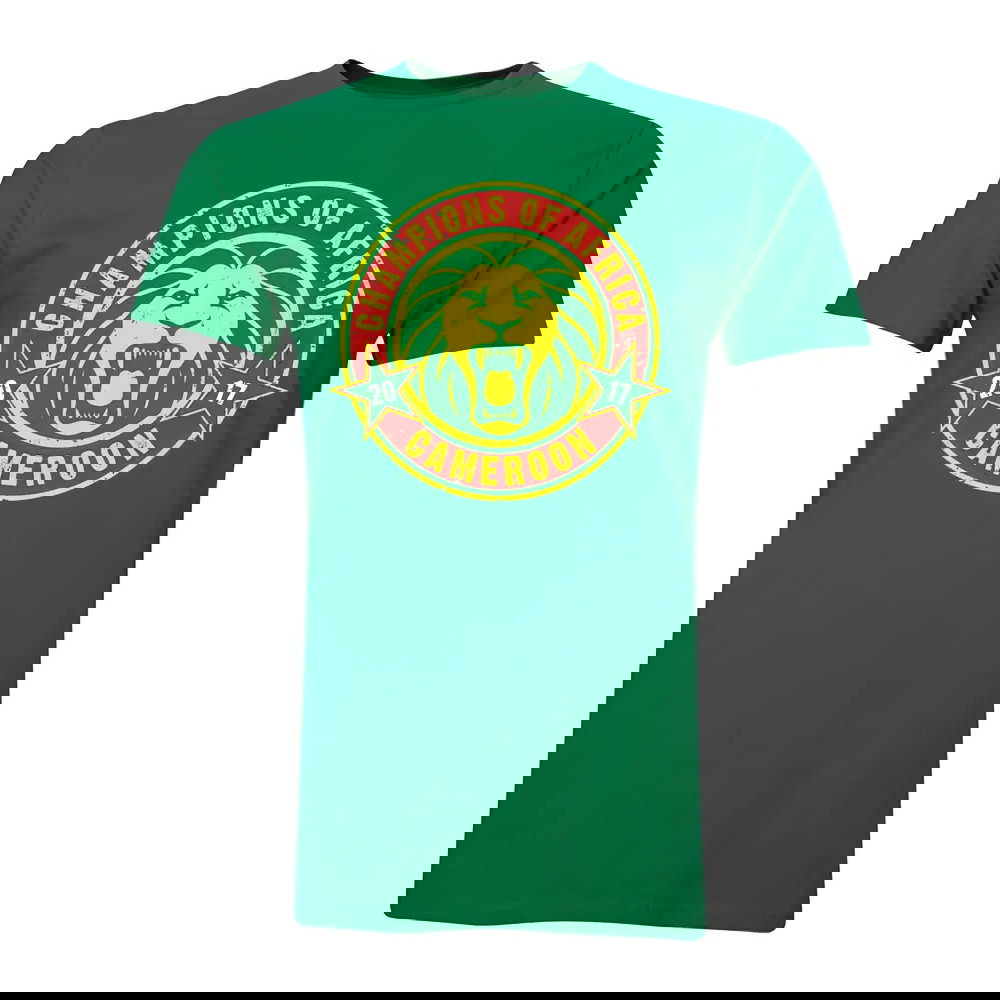 Cameroon African Nations Winners T-Shirt (Green) - Kids