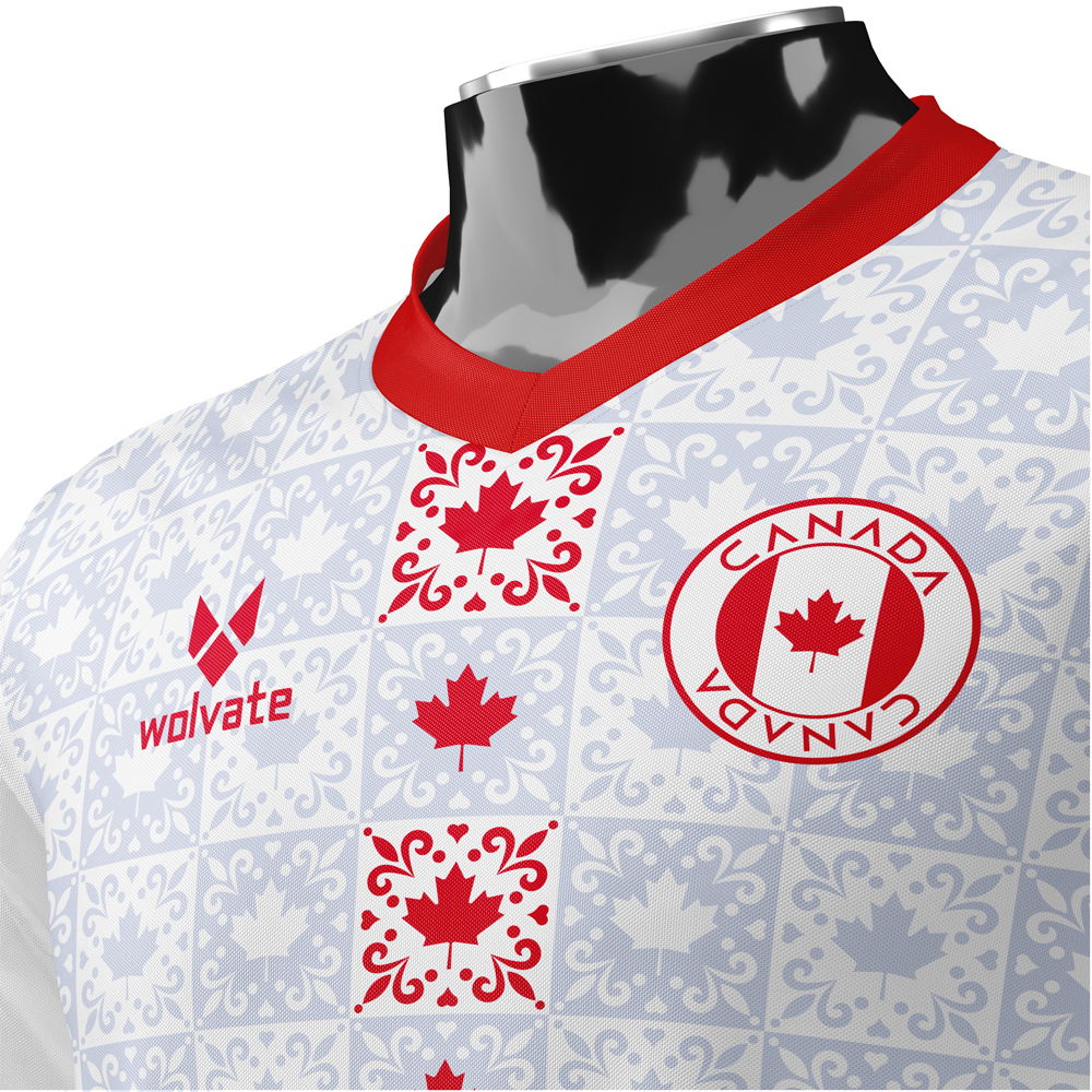 Canada Heritage Football Jersey (Wolvate) Adult Short Sleeve