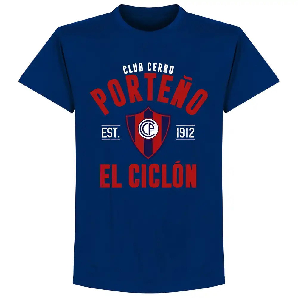 Cerro Porteno Established T-Shirt - Ultramarine
