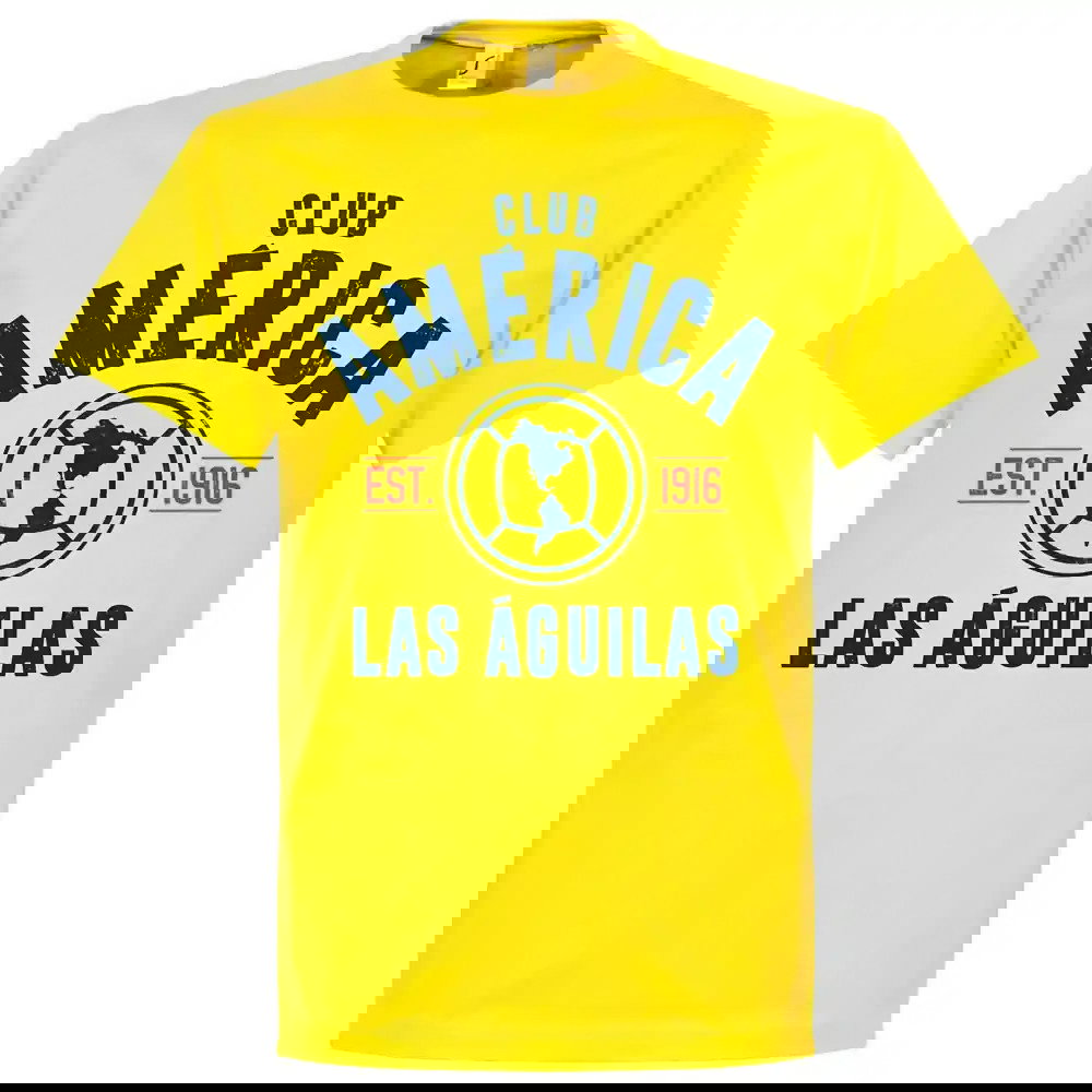 Club America Established T-Shirt - Yellow