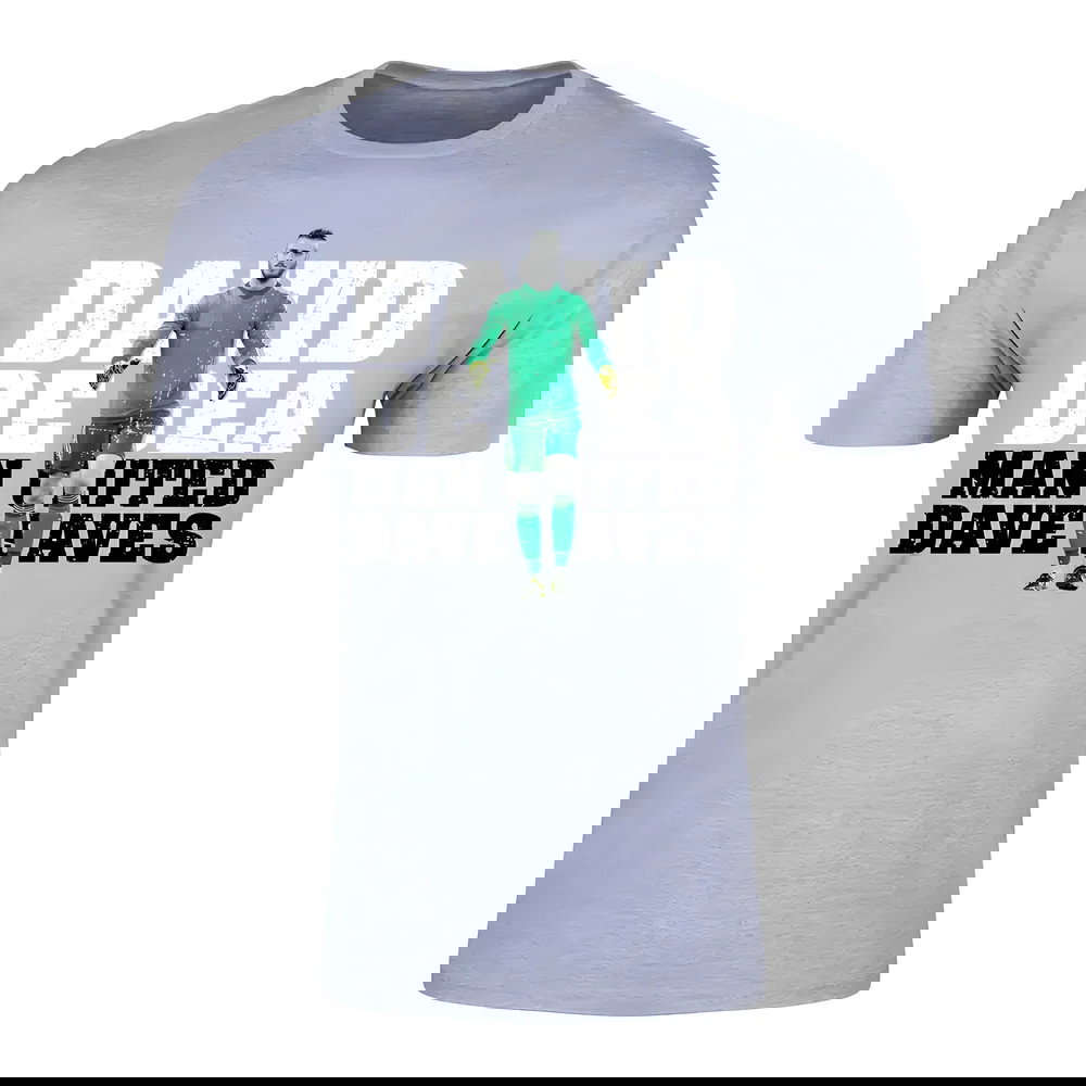 David De Gea Man United Goalkeeper T-Shirt (Grey)